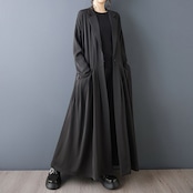 オープンフロント ドレープ コート 60069