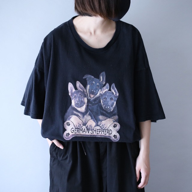 3dogs good printed XXXL super over silhouette h/s tee