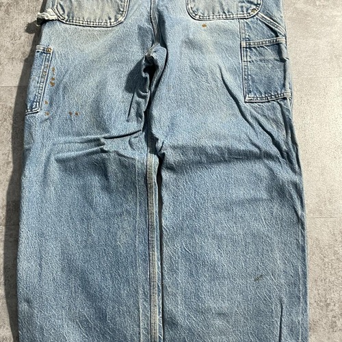 USA製 デニム ダブルニー Carhartt B07 DNM 38×34 詳細写真16