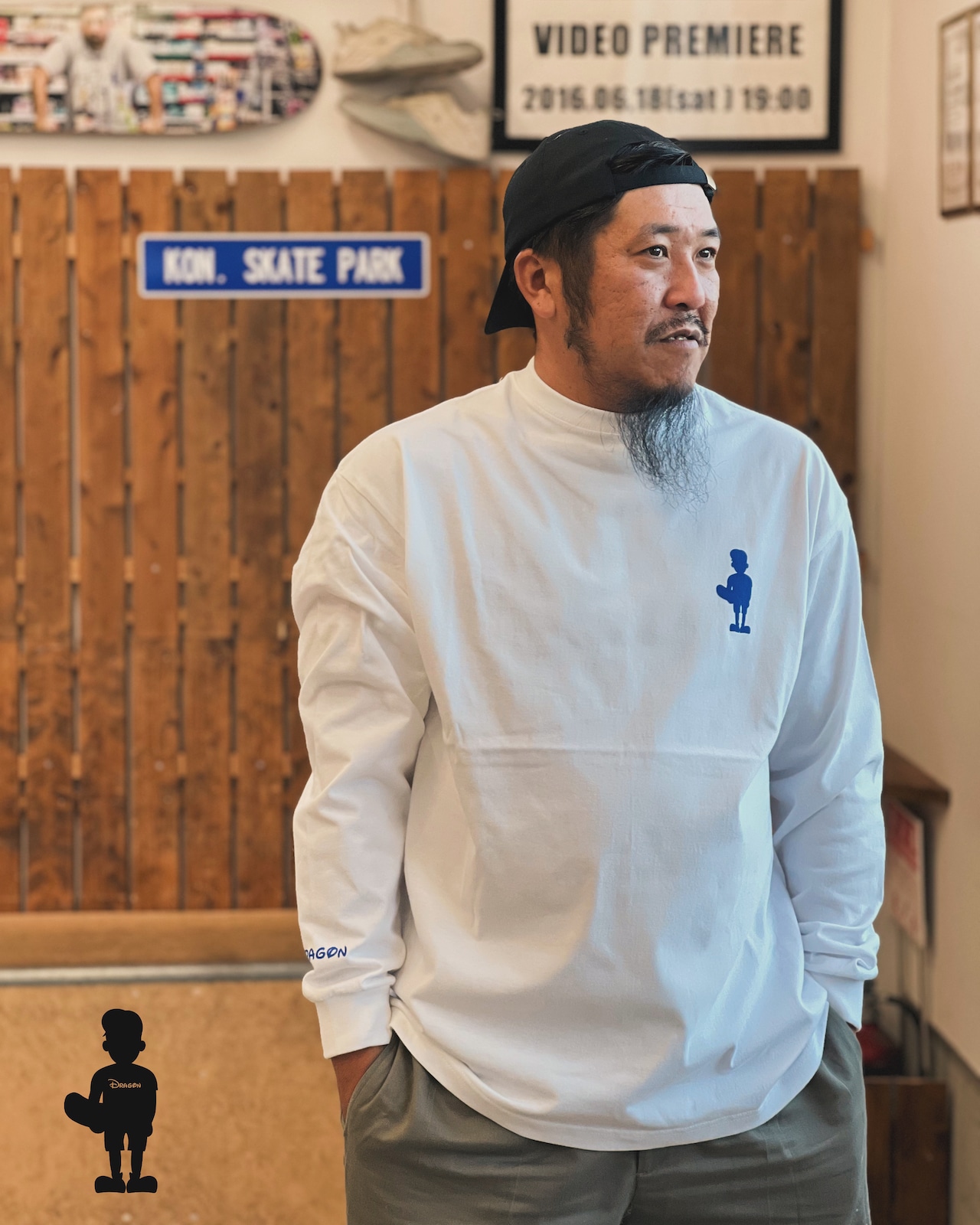 KON. DRAGON MODEL ”SHADOW” Long T-shirts