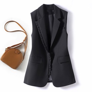 フリルディテールテーラードジレ　A3486