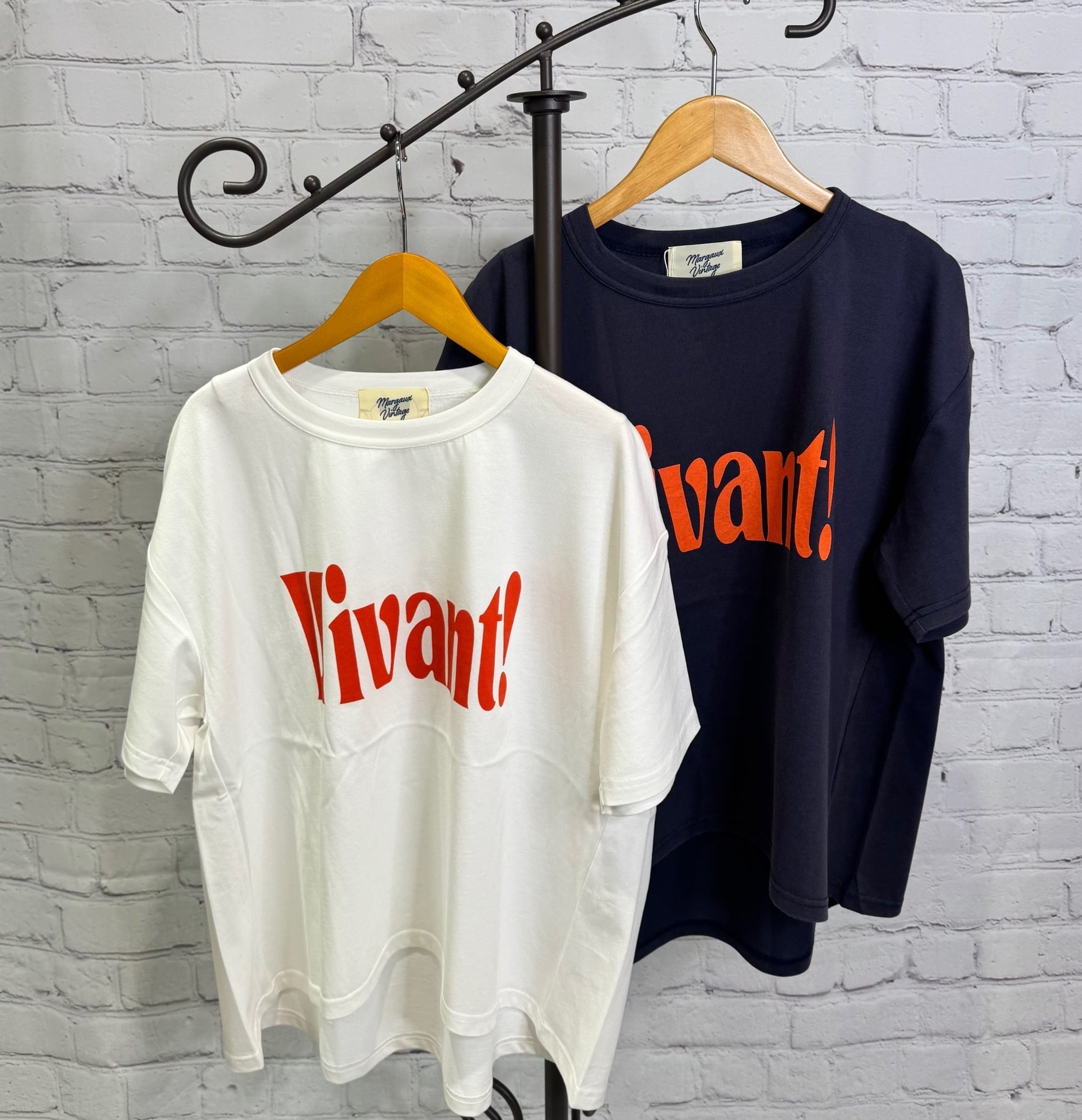 SALE！MARGAUX VINTAGE マルゴーヴィンテージ Vivant! logo-TEE CT