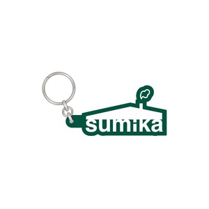 sumika / ロゴラバーキーホルダー（グリーン）