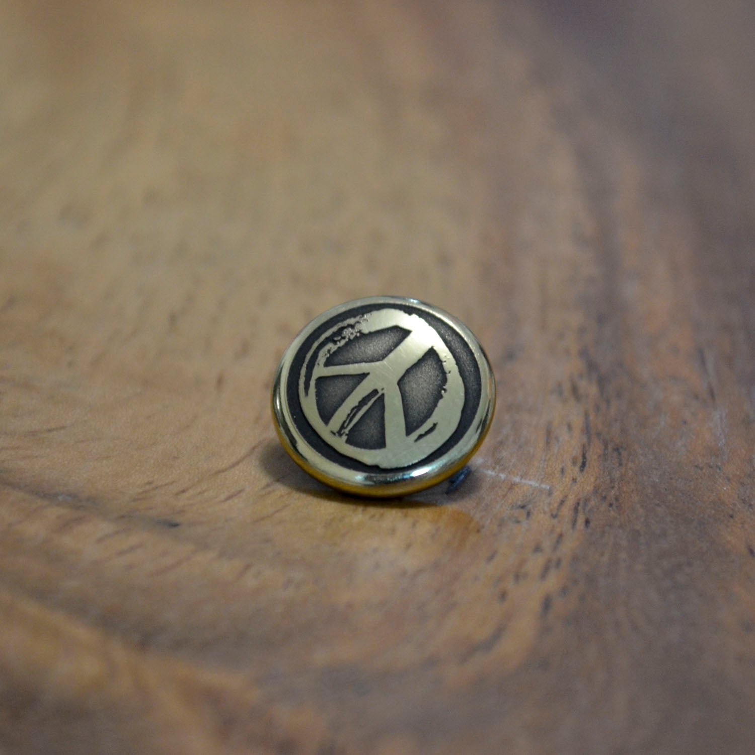 5個セット) Peaceマーク ジャンパーホック 7050 / 真鍮無垢 | Metal