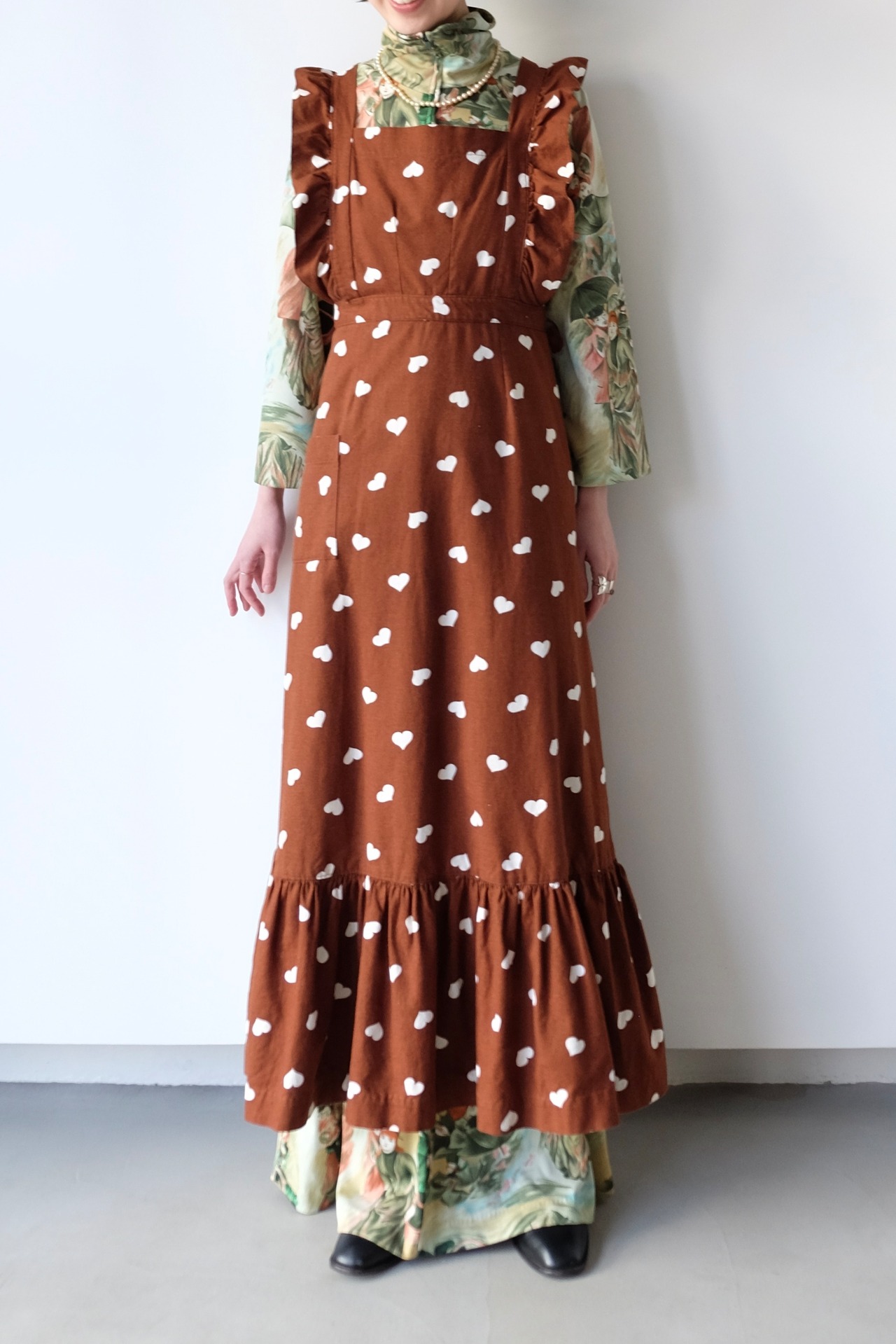 Hearts apron dress