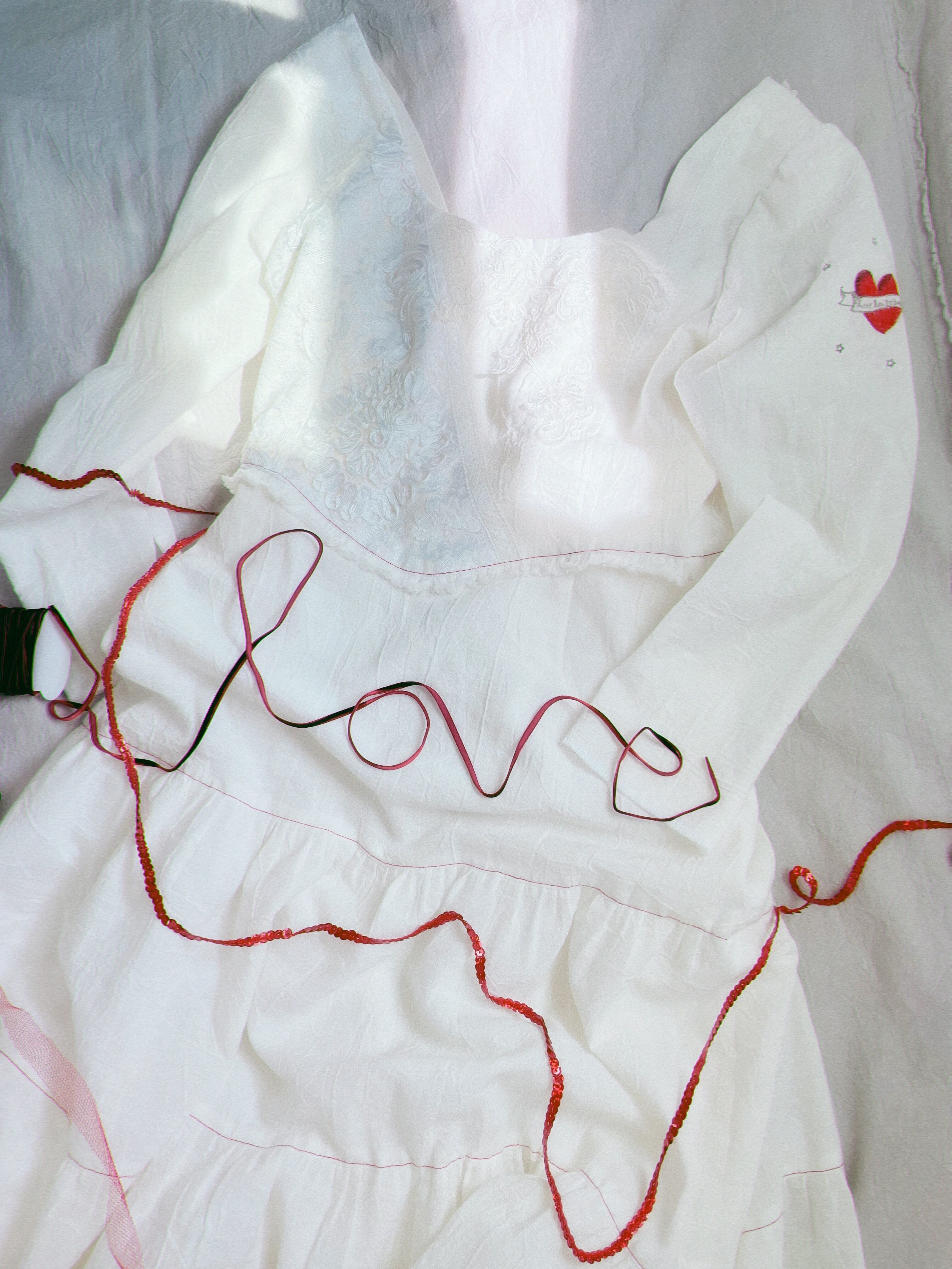 コットンホワイトドレス