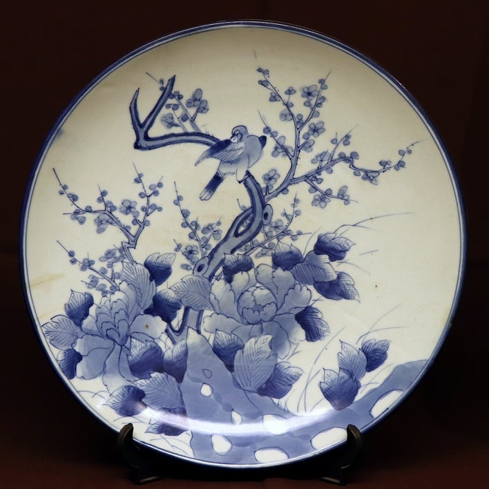 飾り皿【梅柄】 箔一 hakuichi 金箔 金沢箔 金沢 工芸品 飾り皿 梅椿にうぐいす