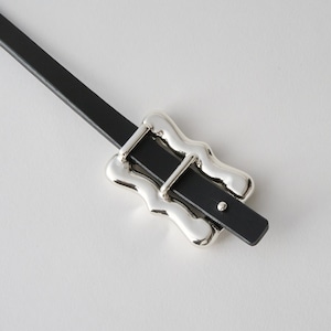 BELT RIBBON 13 SILVER