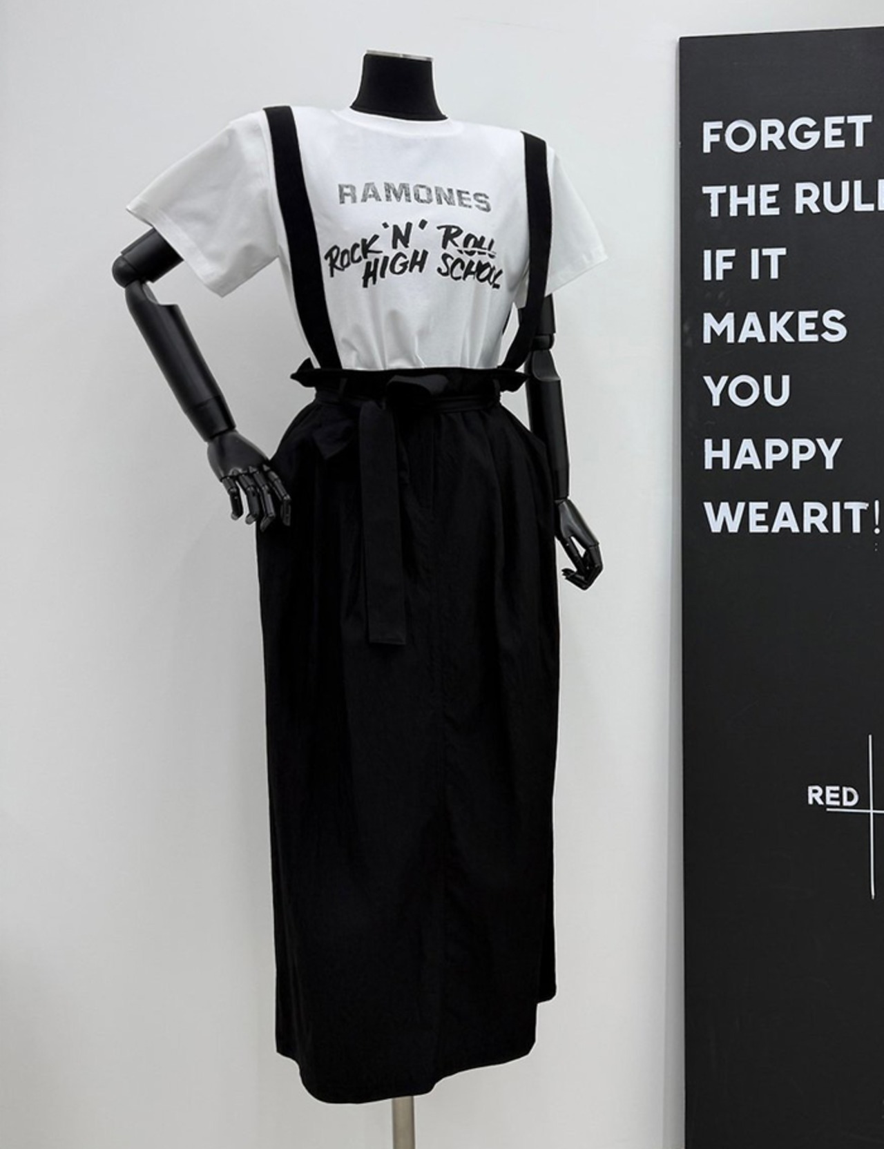 【新作5％OFF・3日間】2way Suspender Balloon Skirt_3colors