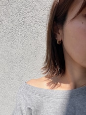 ribbed hoop pierce