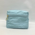 ナイロンポーチ　ポケットティッシュケース　ポケットたくさん　イルカ｜とりさん工房ーかわいいハンドメイドポーチ