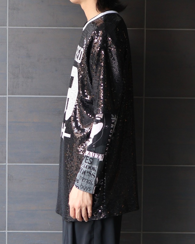 Sequin design t-shirt