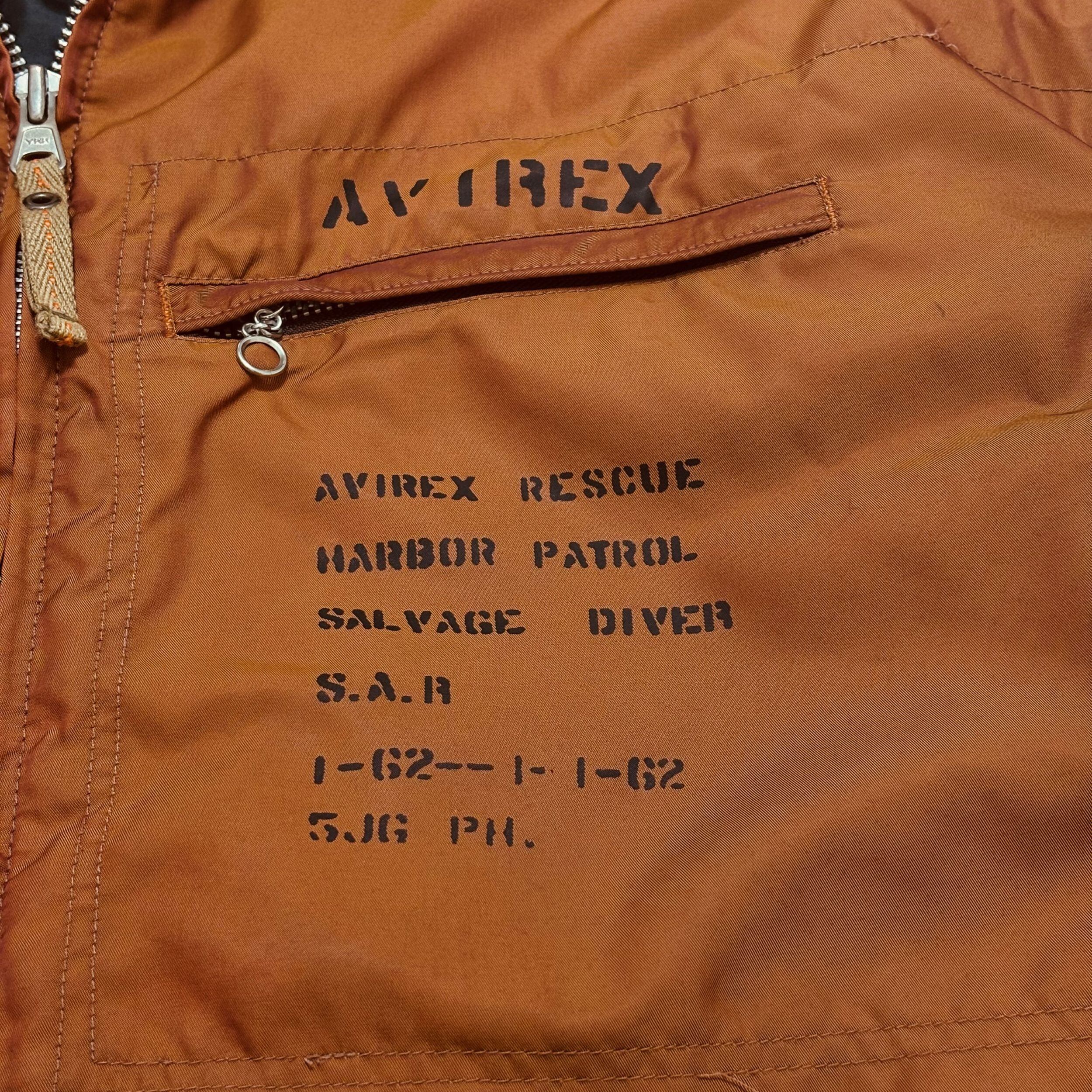 古着 アヴィレックス AVIREX レスキュージャケット RESCUE S.A.R.