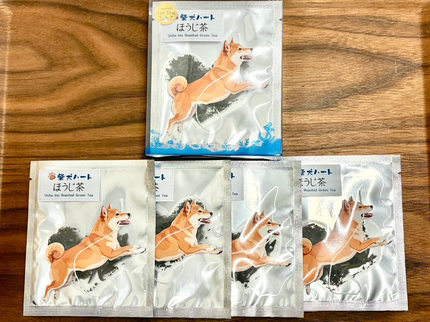 ♥柴犬ハートティー ほうじ茶 4p入り | オーシャンティーバッグ ocean