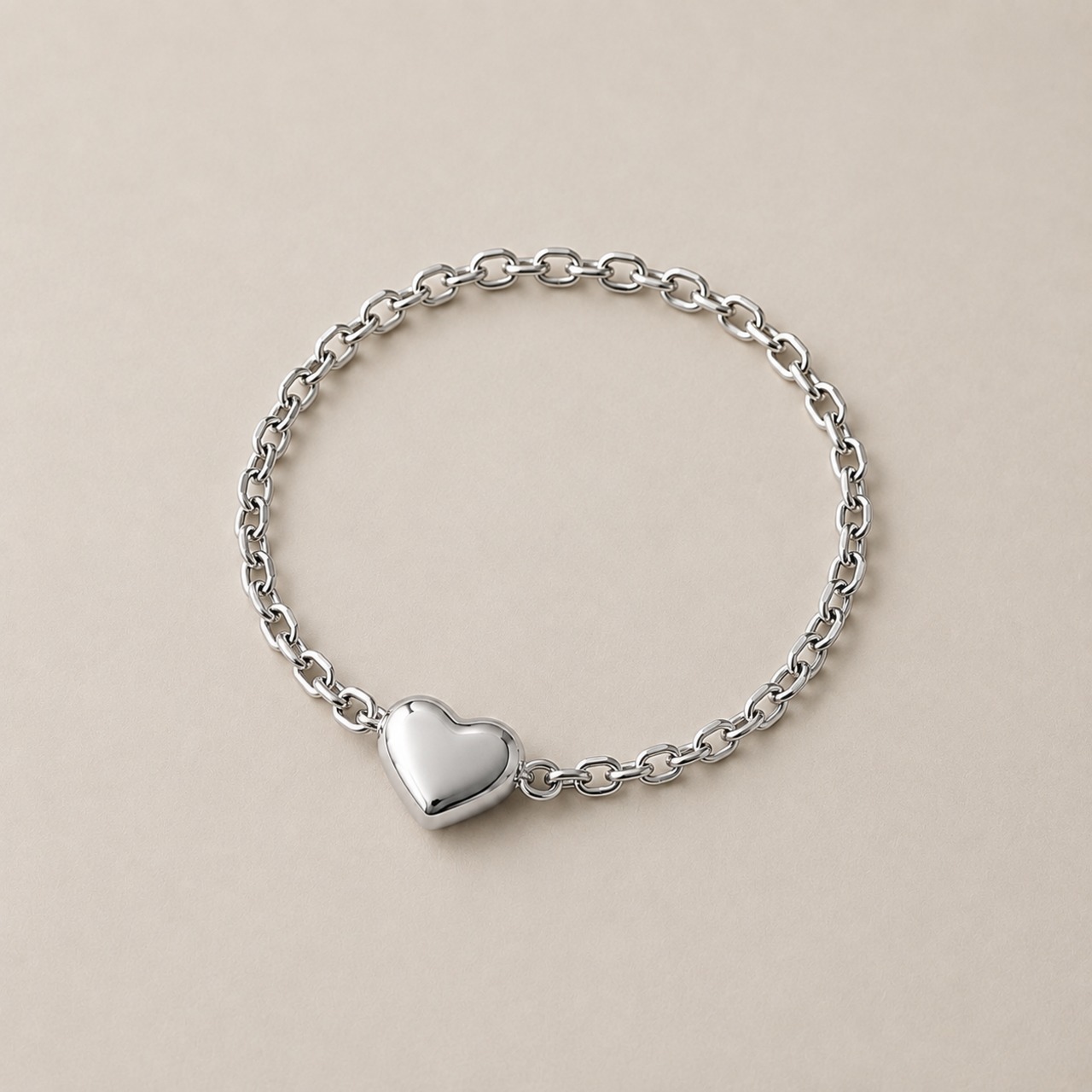 HEART BRACELET SILVER 【WOMANS】