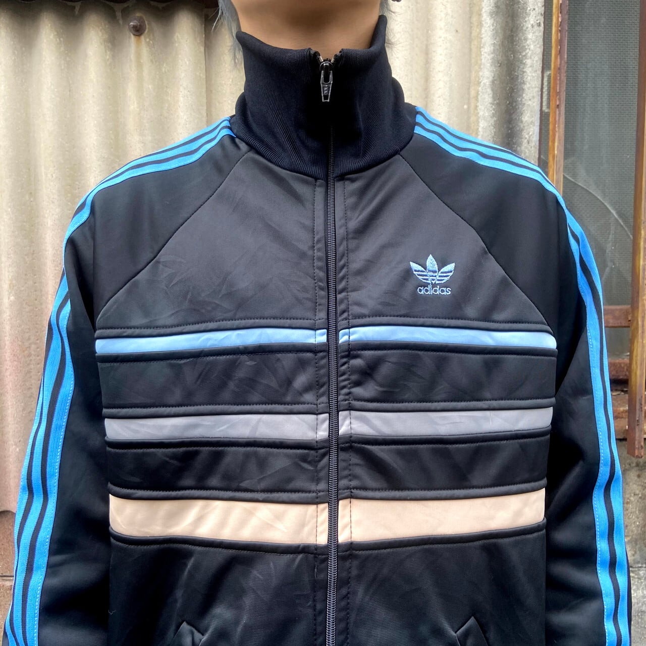 80年代 adidas アディダス トラックジャケット メンズL相当 古着