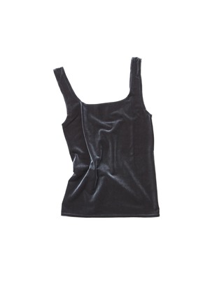 SIMONE WILD - VELVET SINGLET in PEAR