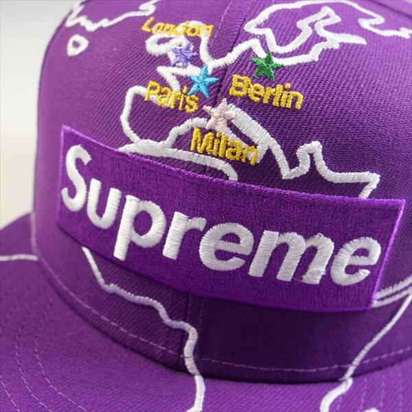 supreme new era purple 7 5/8