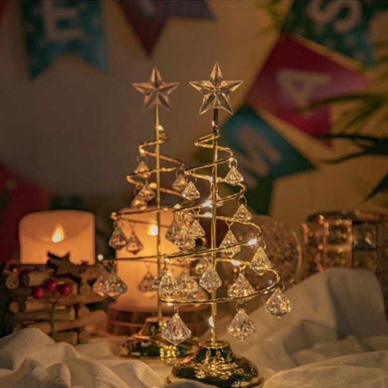 Christmas crystal tree / クリスマス クリスタル ツリー LED ムード