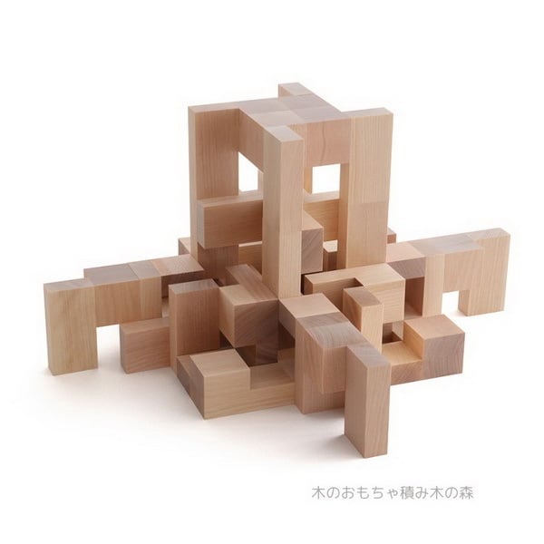 童具館 積み木 ペアブロック 数量限定販売 | 木のおもちゃ積み木の森