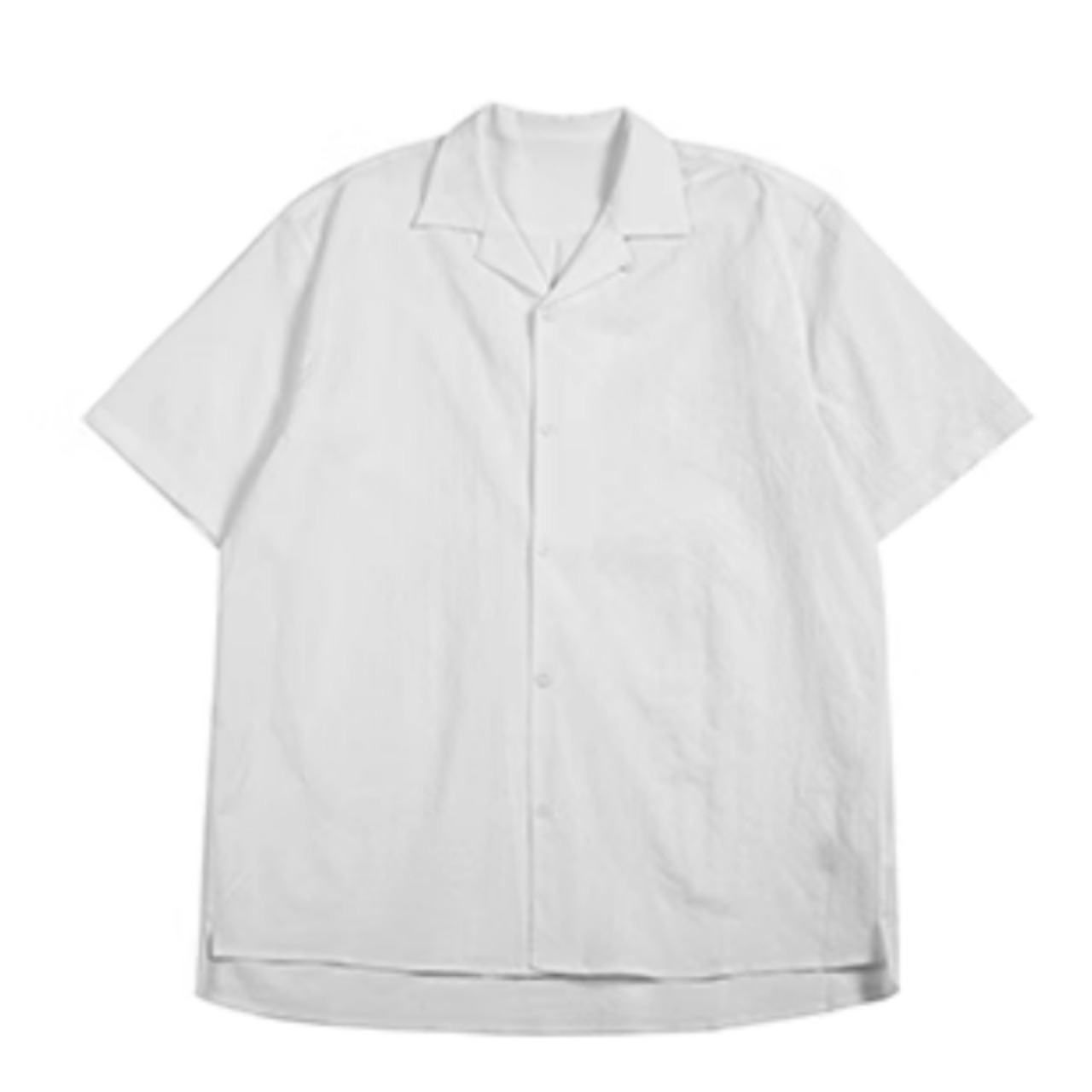 開襟ゆったりシャツ　0696