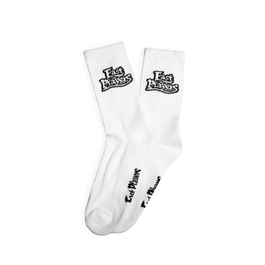 靴下【白】 (HALF CUSHION SOCKS white)