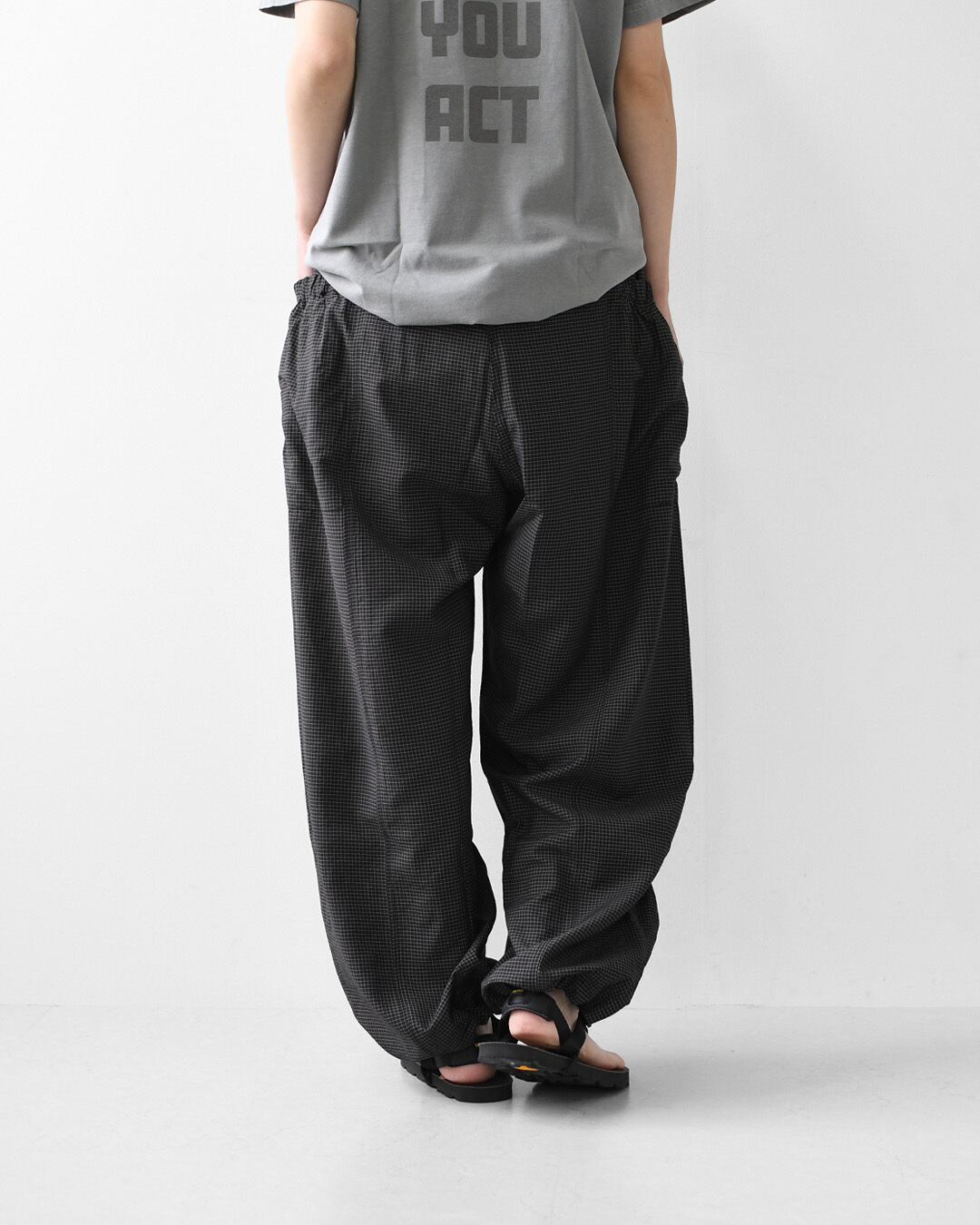 KHA:KI [カーキ] MICRO CHECK EASY PANTS [MIL-26SPT3258] マイクロ