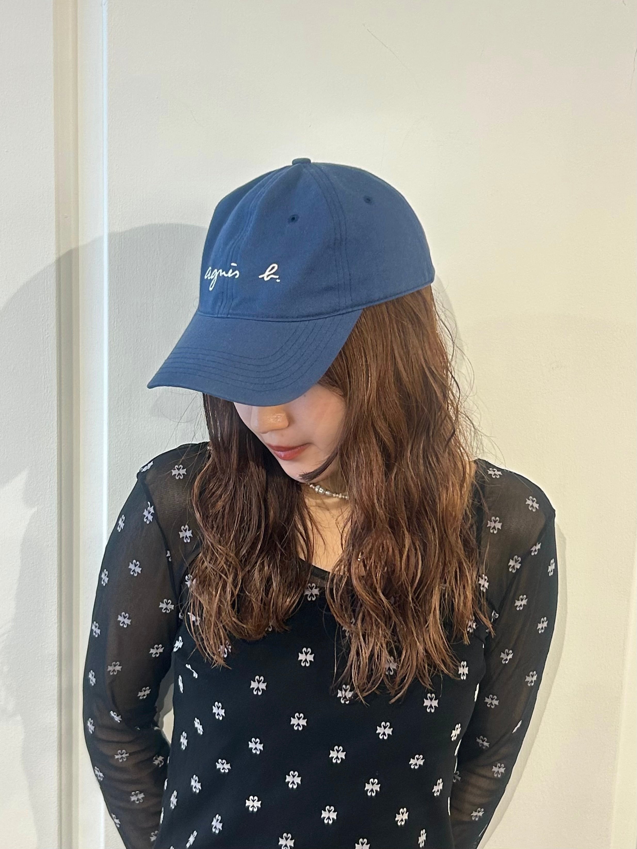 agnes b. / vintage navy cap. | AURA JAPON