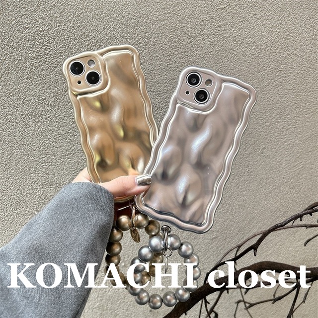 【送料無料】 iPhoneケース スマホケース シルバー iPhone14 韓国 レディース  オルチャン 銀 金 ゴールド パール アイフォンケース 軽い  apple 携帯電話ケース マットカラー 使いやすい ブレスレット 個性的 機能性 かわいい ストラップ おしゃれ こなれ感 普段使い 高見え iPhonei12pro iPhone13pro iPhone12pro iPhone14 iPhone13promax iPhone12 iPhone11 便利 カジュアル 大人可愛い こなれ感