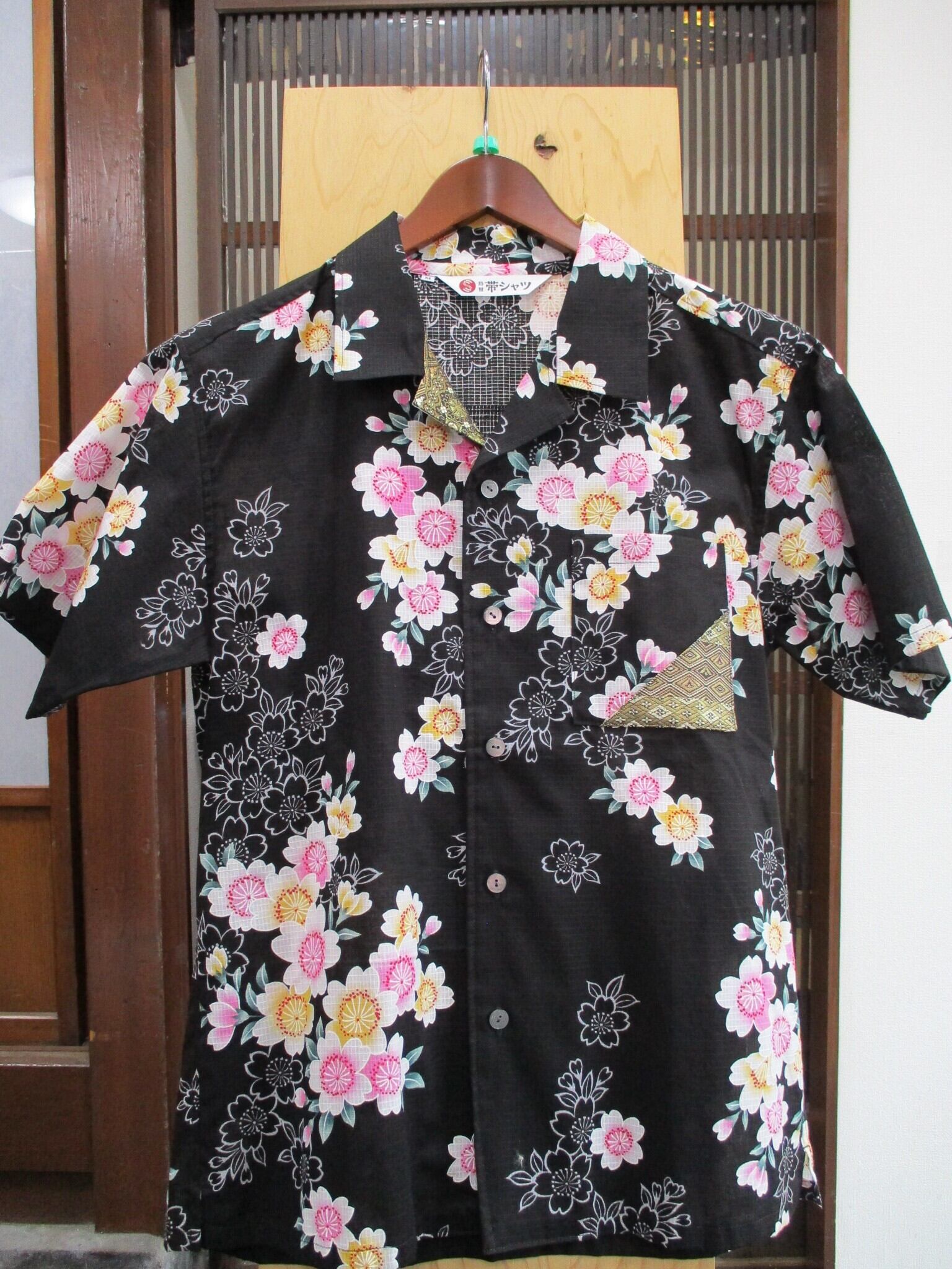 帯シャツ【Mサイズ】桜柄