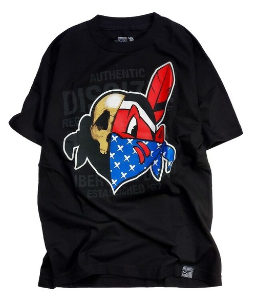 DISSIZIT / SKULL EM ALL TEE / BLACK