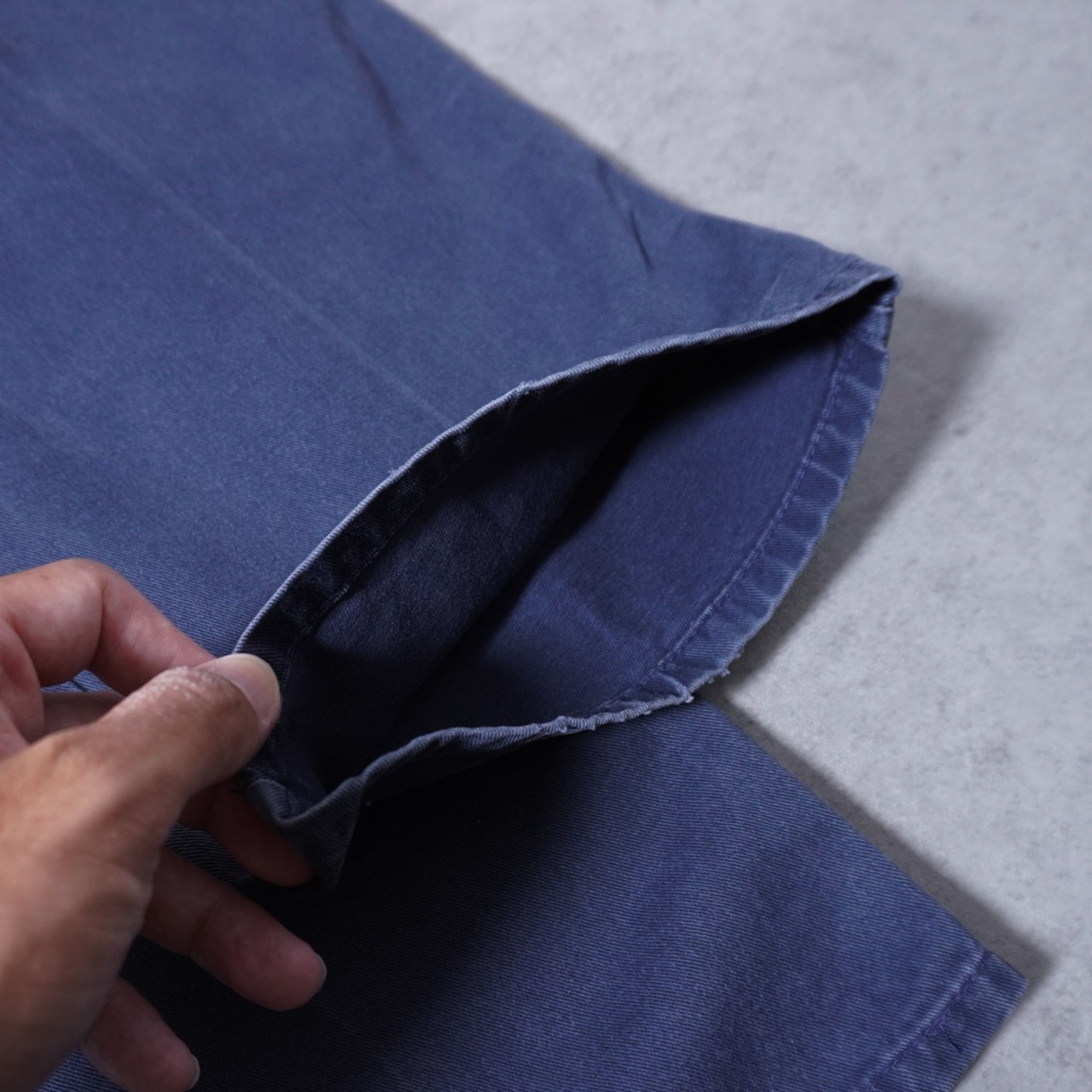 90s DOCKERS CHINO TROUSERS "made in USA" navy [W35L32相当] 古着 - 10