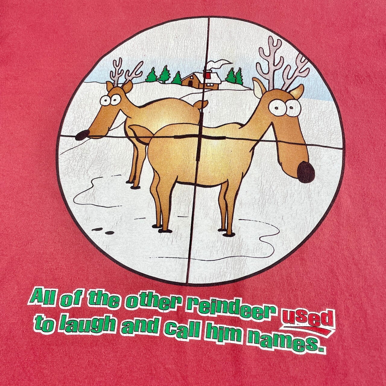 90年代 all of the other reindeer used to laugh and call him names