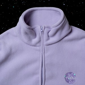 ∴ over the moon Half zip / purple