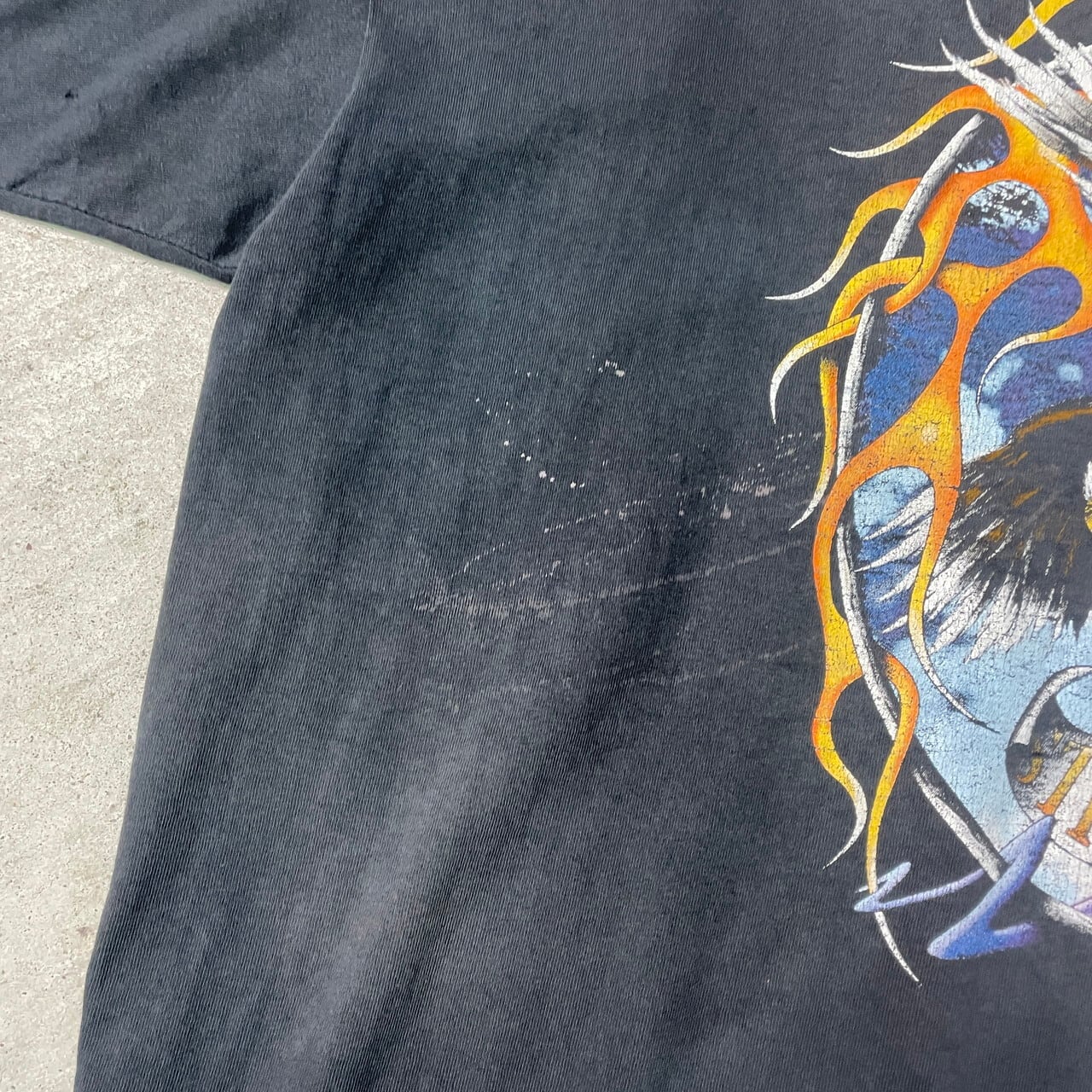 90年代 襤褸 Harley-Davidson ハーレーダビッドソン イーグル 両面  