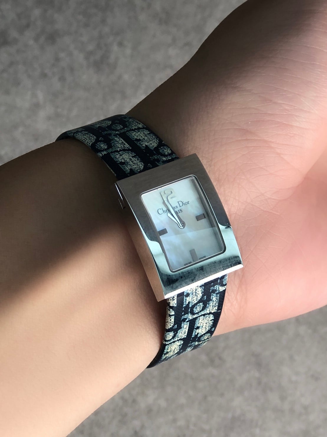 Christian Dior クリスチャン ディオール トロッター 腕時計 ブルー マリス D78-109 クォーツ vintage ヴィンテージ オールド j83yk7