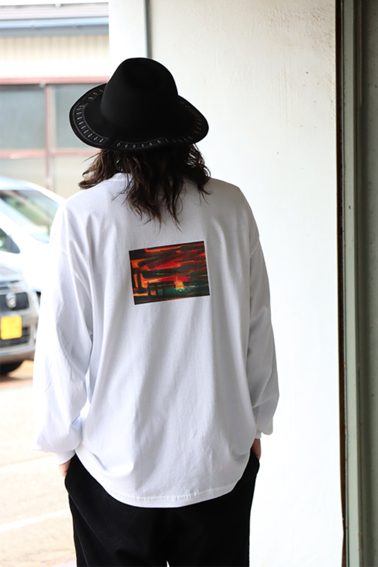 WAX(ワックス) "Sunrise Long Tee"(WHT)