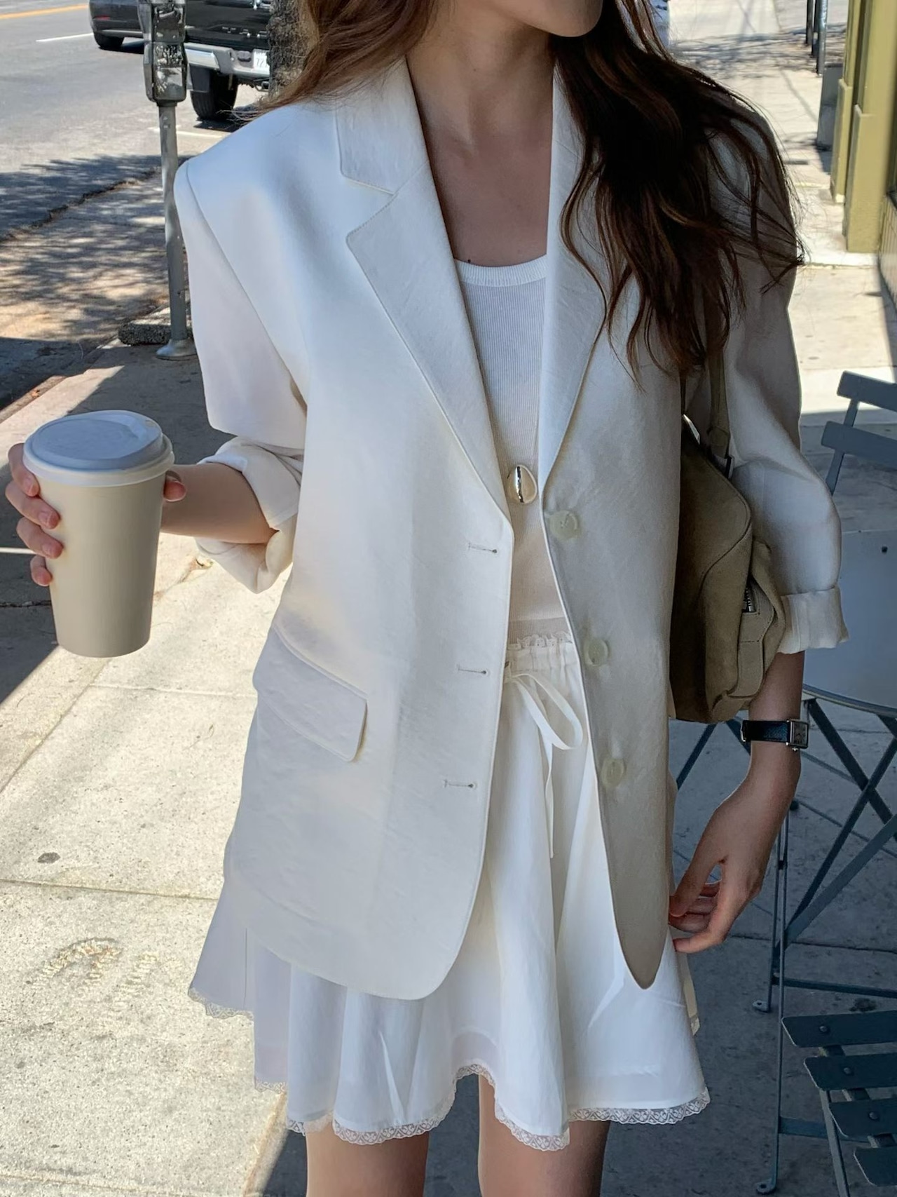 (予約) verveine / Marguax linen blazer 2color