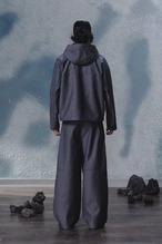 Conchoboe Pleated Half-Zip Hoodie