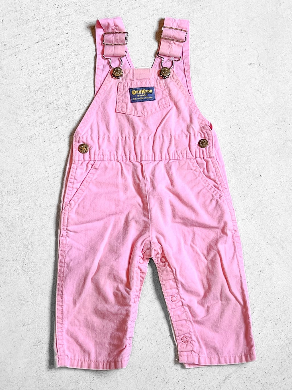 【80cm】VINTAGE 80's オシュコシュ ピンク オーバーオール【10067】