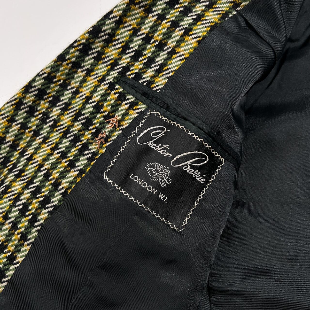 CHESTER BARRIE チェスターバリー テーラード ジャケット カシミア カシミヤ100％ Chester Barrie チェスターバリー 英国製 チェック柄