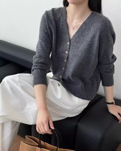 Basic v neck Cardigan T20183