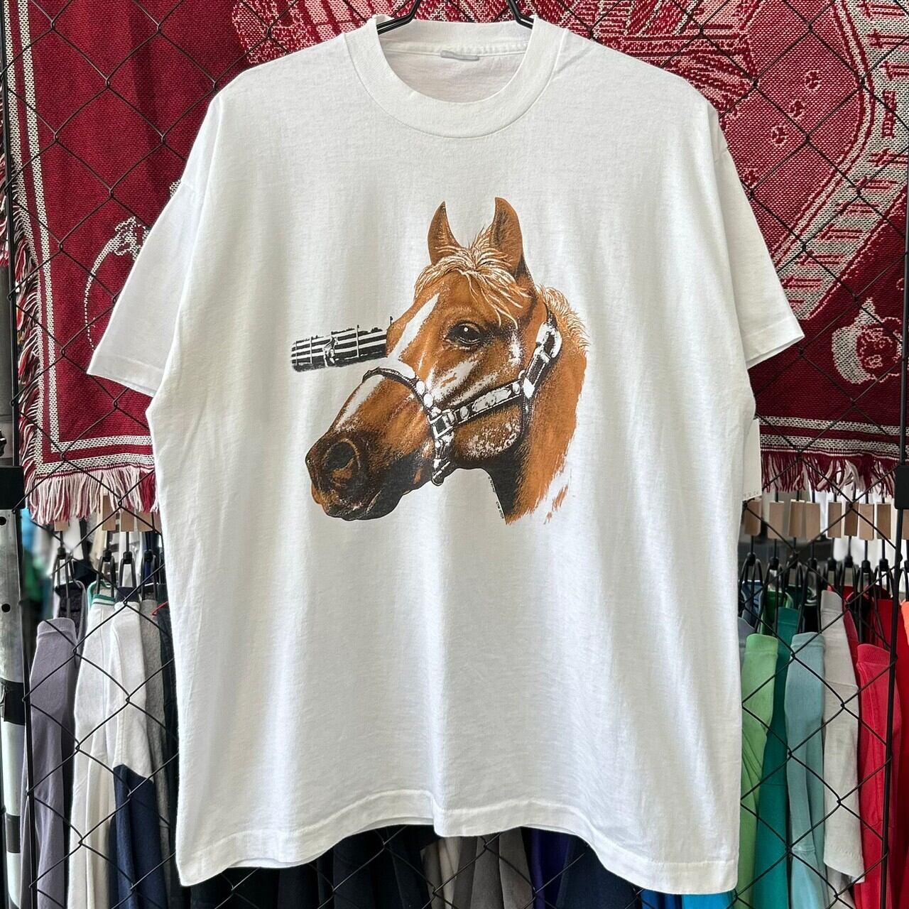 90s ビンテージ バドワイザー Tシャツ アート 動物