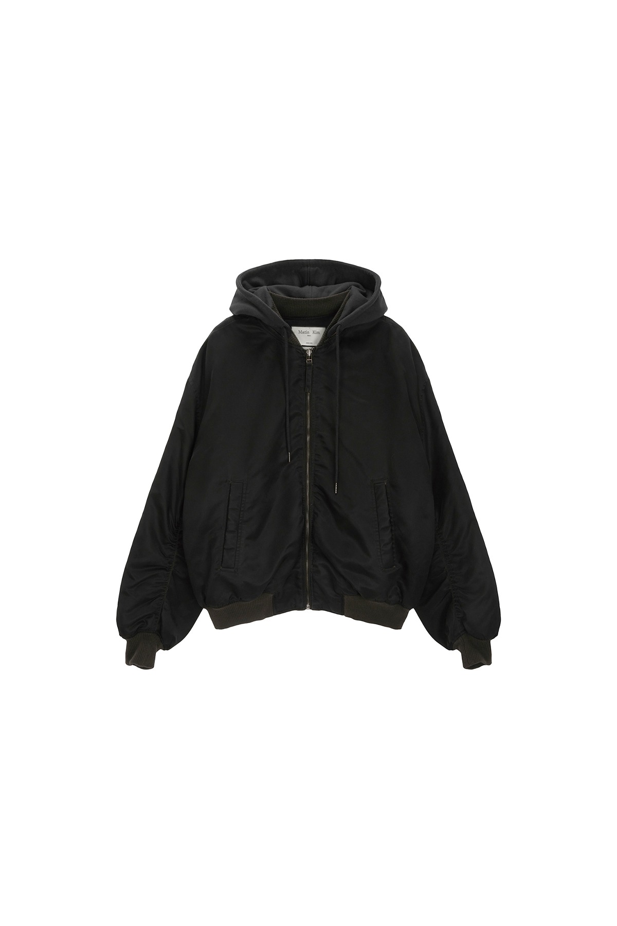 10/14予約発送 [Matin Kim] WASHED HOODY BOMBER JUMPER FOR MEN IN 