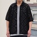 MILPA® Tech Lace Polo Cardigan　Black