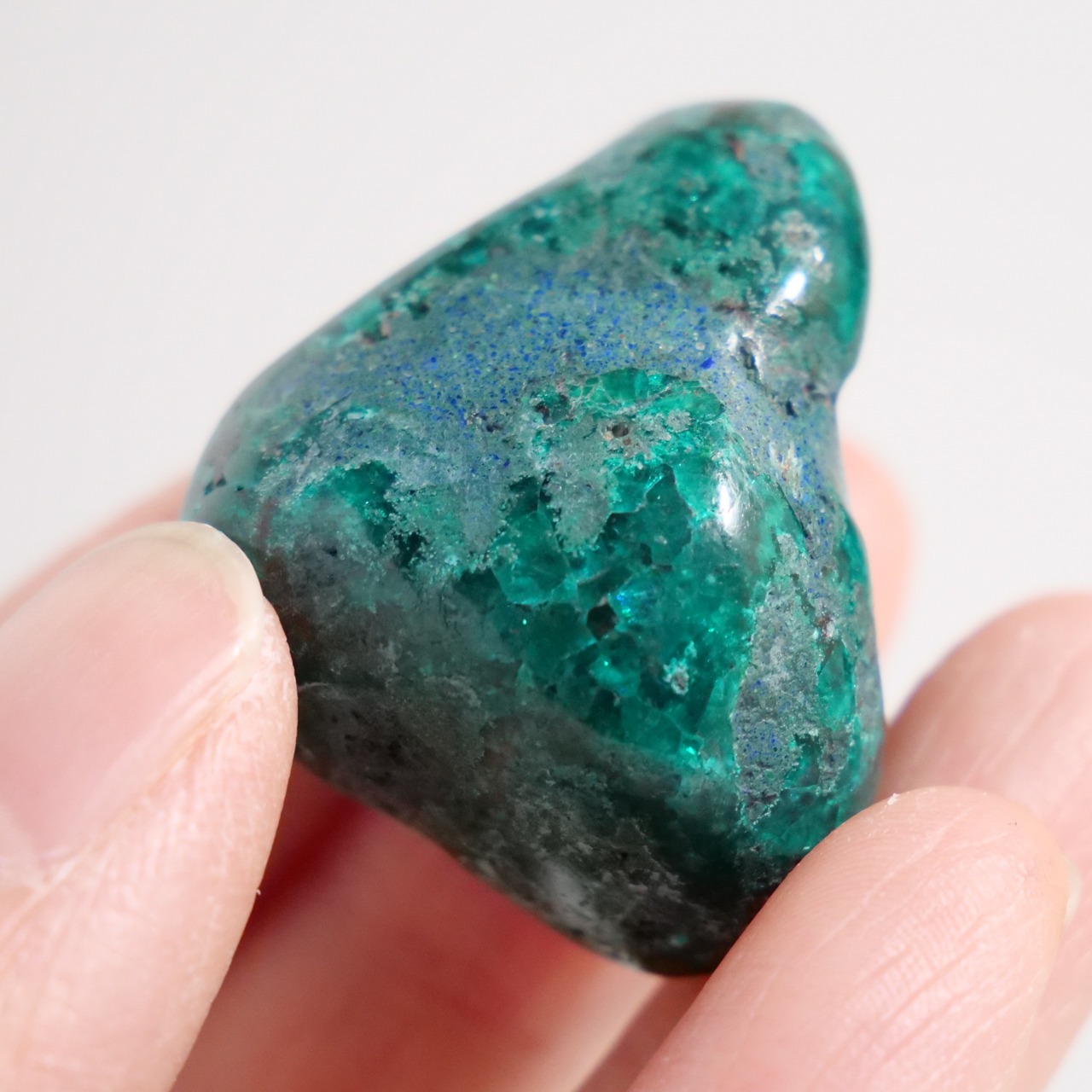 ダイオプテーズ / タンブル 握り石【A】