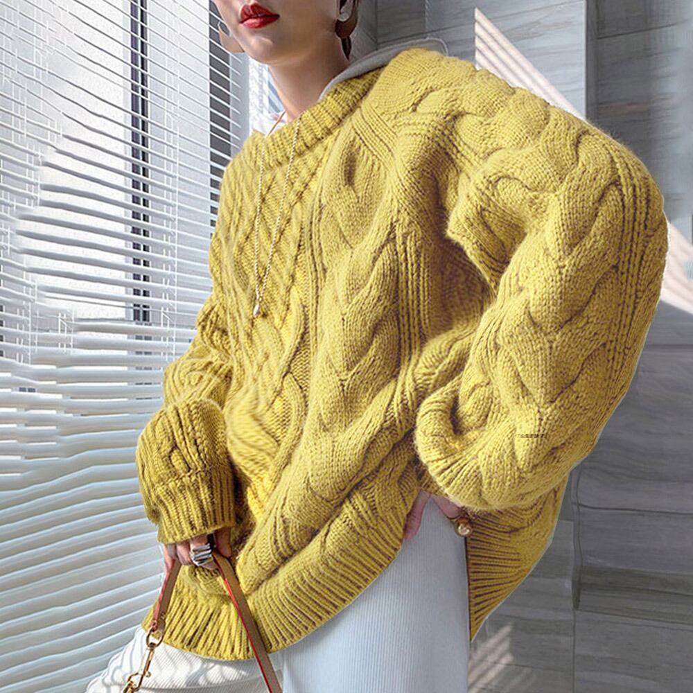 ケーブルニット セーター レディース 秋冬 トップス 韓国 おしゃれ きれいめ 大人 かわいい 暖かい ゆったり カジュアル 大人可愛い 大人女子
