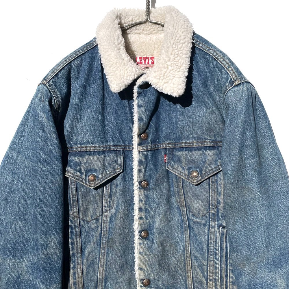 Levis [Levis 70608-0216] Vintage Boa Liner Denim Jacket [1980s