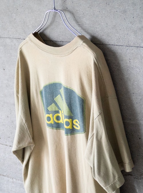 "adidas" 1990s MADE IN U.S.A. Performance logo tee