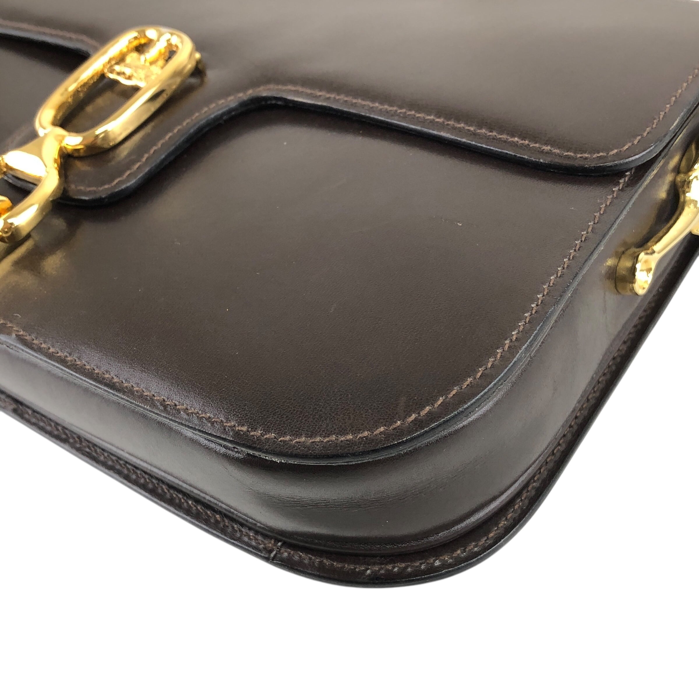 CELINE セリーヌ ショルダーバッグ ブラウン 馬車 ホースキャリッジ